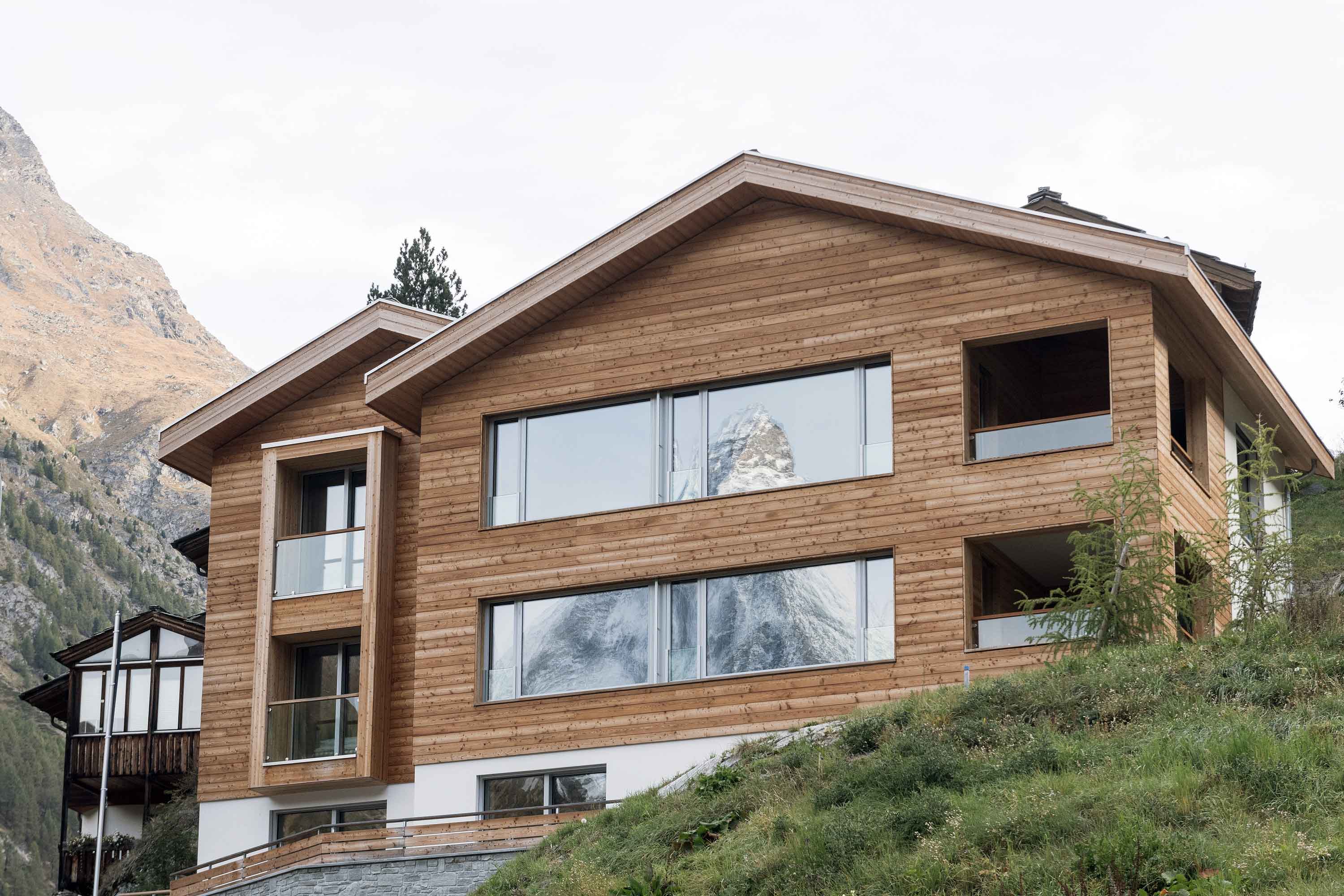 Die OVERLOOK Lodge des CERVO Mountain Resort in Zermatt